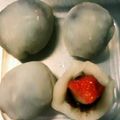 ちょこっひー's cooksnap of when they made ☆いちご大福☆簡単レンジでチン！.