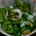 単！！'s cooksnap of when they made 竹輪ときゅうりの酢の物.