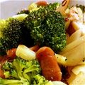 むねりんママ's cooksnap of when they made ★ﾌﾞﾛｯｺﾘｰのｶﾞｰﾘｯｸ炒め★.