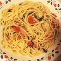 nnmii73's cooksnap of when they made トマト•ツナ•大葉のガーリックパスタ.