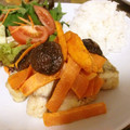 HinodeCafe's cooksnap of when they made ある物野菜と お魚の揚げ出し.