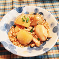 ❣しゃばけ❣'s cooksnap of when they made 里芋と鶏ひき肉の煮物.