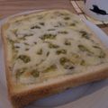 13pearls's cooksnap of when they made とろろ昆布チーズトースト！？.