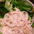 はるのさろん's cooksnap of when they made 簡単！歯ごたえシャクシャクレンコンサラダ.