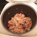 水谷　蓮's cooksnap of when they made しめじとエリンギの炊き込みご飯.