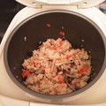 水谷　蓮's cooksnap of when they made しめじとエリンギの炊き込みご飯.