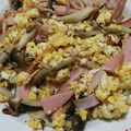 さやみm's cooksnap of when they made しめじとベーコンと卵で簡単おかず.