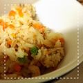 saku39717's cooksnap of when they made 炊飯器におまかせ♪☆激旨ベーコンピラフ☆.
