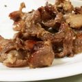 らんびか's cooksnap of when they made おつまみに♪砂肝のすじ（下処理もね♡.