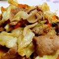 はりnezumi's cooksnap of when they made コクうま♪キャベツ＆豚肉の味噌バター炒め.