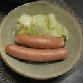 ☆Rokko☆'s cooksnap of when they made 白菜とソーセージのコンソメ煮.