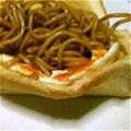 とろ太郎's cooksnap of when they made 焼きそばのホットサンド♪.