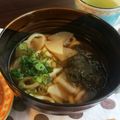 nm_chan's cooksnap of when they made 一人御膳□余った魚の煮汁で✿節約うどん.