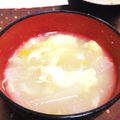 りんごのポタージュ's cooksnap of when they made 体がポカポカ♡簡単大根おろし卵スープ♡.