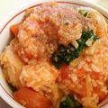 とまとま１０'s cooksnap of when they made トマトスープリメイク　リゾット風.