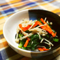 ガメコ's cooksnap of when they made ほうれん草とえのきの海苔和え.