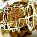 彩菜と藍のママ's cooksnap of when they made 下宿生応援レシピ！豚玉お好み焼き☆.