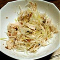 irunon's cooksnap of when they made ささみ梅肉和え！.