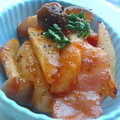 oBsession's cooksnap of when they made 簡単！おいしい！じゃがいも★きのこ炒め.