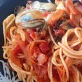 たれぞう。's cooksnap of when they made 牡蠣のトマトソースパスタ.