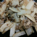 ユニコ０４１４'s cooksnap of when they made ✥豚肉と長芋の簡単〜甘辛炒め.