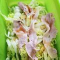 リラシャン's cooksnap of when they made とにかく簡単♪白菜と豚肉レンジで…チン！.