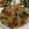ミツキマル's cooksnap of when they made 手づかみ離乳食☆じゃがいもと納豆のお焼き.