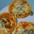 サクサクmama's cooksnap of when they made 餃子の皮で♪簡単一口ピザ.