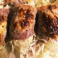 ももいろテティス's cooksnap of when they made 豚肉とキャベツのこんがりロール.