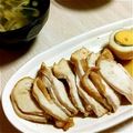 しまるるちゃん's cooksnap of when they made 湯煎で柔らか～！鶏胸チャーシュー⭐.