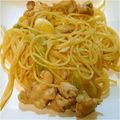 yioan's cooksnap of when they made 食欲増進！鶏肉とネギの柚子胡椒パスタ♡.