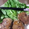 tukishimamiyabi's cooksnap of when they made 鰯と豆腐のつみれバーグ.
