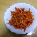 書セラピスト流香's cooksnap of when they made ニンジンのきんぴら.