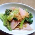 JASA's cooksnap of when they made 青梗菜となめたけのコチマヨ和え☆.