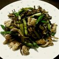 snoopyまま's cooksnap of when they made ササミ舞茸アスパラの香り焼き❤ダイエット.