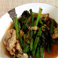 yumi_m's cooksnap of when they made 絶品！簡単！牡蠣のオイスターバター炒め.