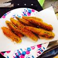クックAT7VVO☆'s cooksnap of when they made ＊お弁当に＊オクラのフライ＊.