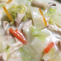 risco1225's cooksnap of when they made 青梗菜とムネ肉のクリーム煮.