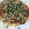 ｺｱﾗ's cooksnap of when they made うまうま♪ねぎバージョンのお好み焼き.