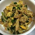 ａｙａ．ｊｐ's cooksnap of when they made 簡単！カレー風味♡豚肉のニラ玉もやし炒め.