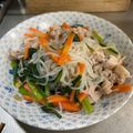 ミアンミアン's cooksnap of when they made 【低糖質】しらたきでニラ入り塩焼きそば風.