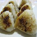 caramel-cookie's cooksnap of when they made 醤油の匂いがたまらな～い♪焼きおにぎり.