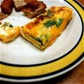 kanagon317's cooksnap of when they made お弁当に☆ほうれん草入り甘い卵焼き.