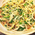 ちえりんぐ's cooksnap of when they made 簡単 副菜 もやしと ニラの からし和え.
