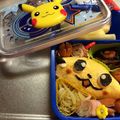 MIDORI翠's cooksnap of when they made キャラ弁✴︎ピカチュウオムライス.
