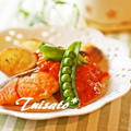ついてるさとちゃん's cooksnap of when they made 鮭のムニエル♪１日分の野菜ソース.