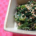 ★とんちゃん★'s cooksnap of when they made 春菊のにんにくツナ和え.