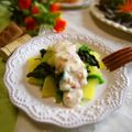 いりこ☆'s cooksnap of when they made 林檎とほうれん草のサラダ✽マヨソースがけ.