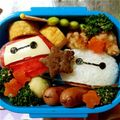 ☆な☆の☆にゃん☆'s cooksnap of when they made ベイマックスの変身キャラ弁.