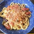 めんぼっこ's cooksnap of when they made 甘辛、すき焼きうどん♡.